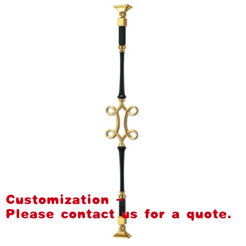 custom.Customizable Indoor Al-Mg Alloy Guardrails Handrails Staircase Decoration Contemporary Design H 950mm New Baluster
