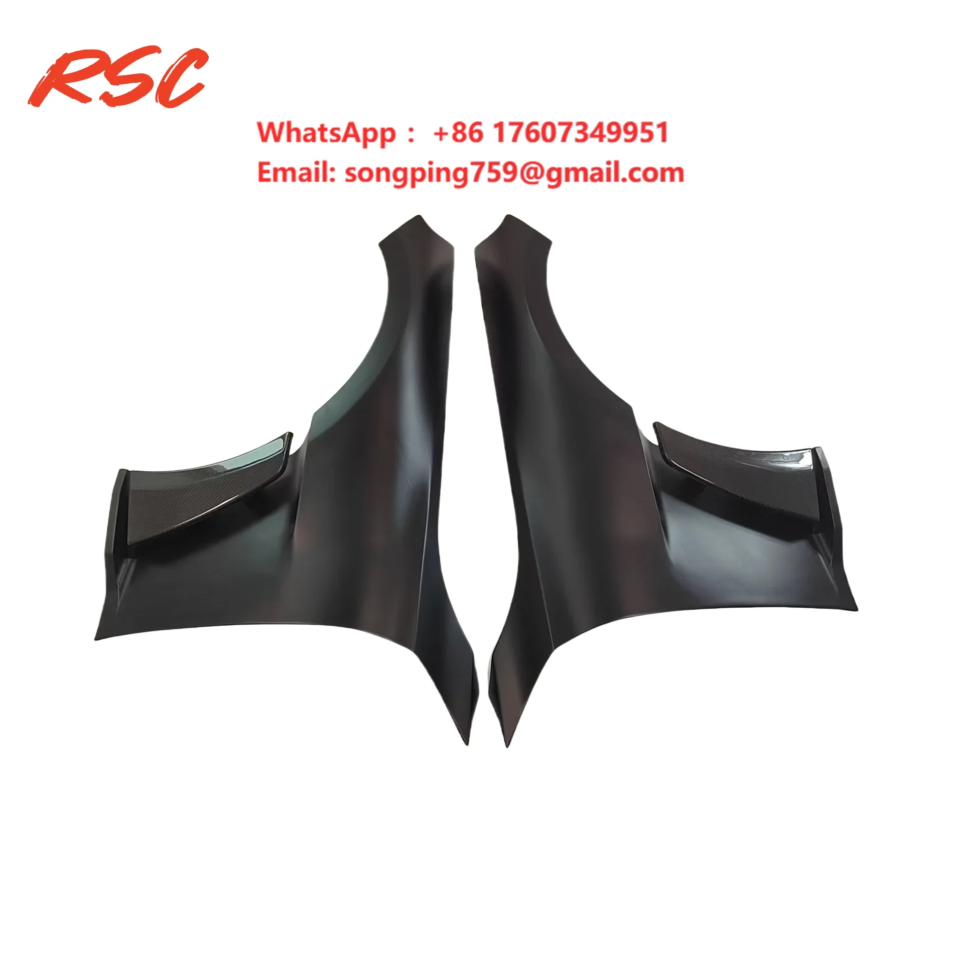V2 Design Dry Carbon Fiber Side Fenders for G87 M2 Front Vented Fenders Body Kit
