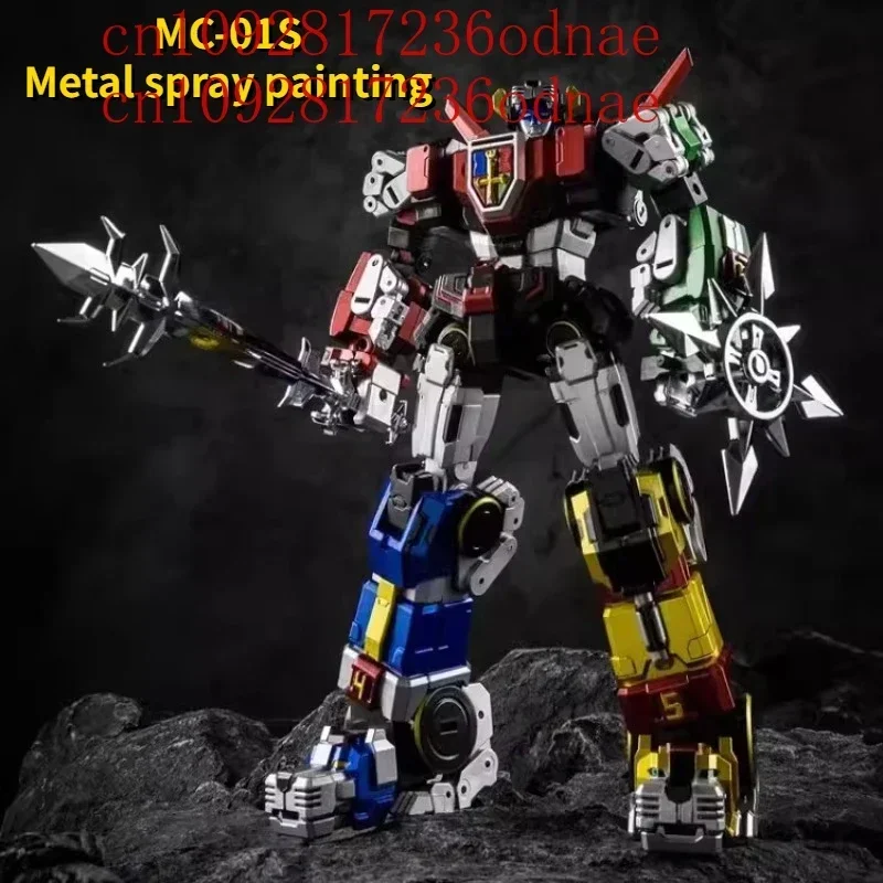 Игрушка-трансформер MICRO COSMOS MC-01S ELVIS Voltron Metal Spray Paint Edition War God Фигурка на складе