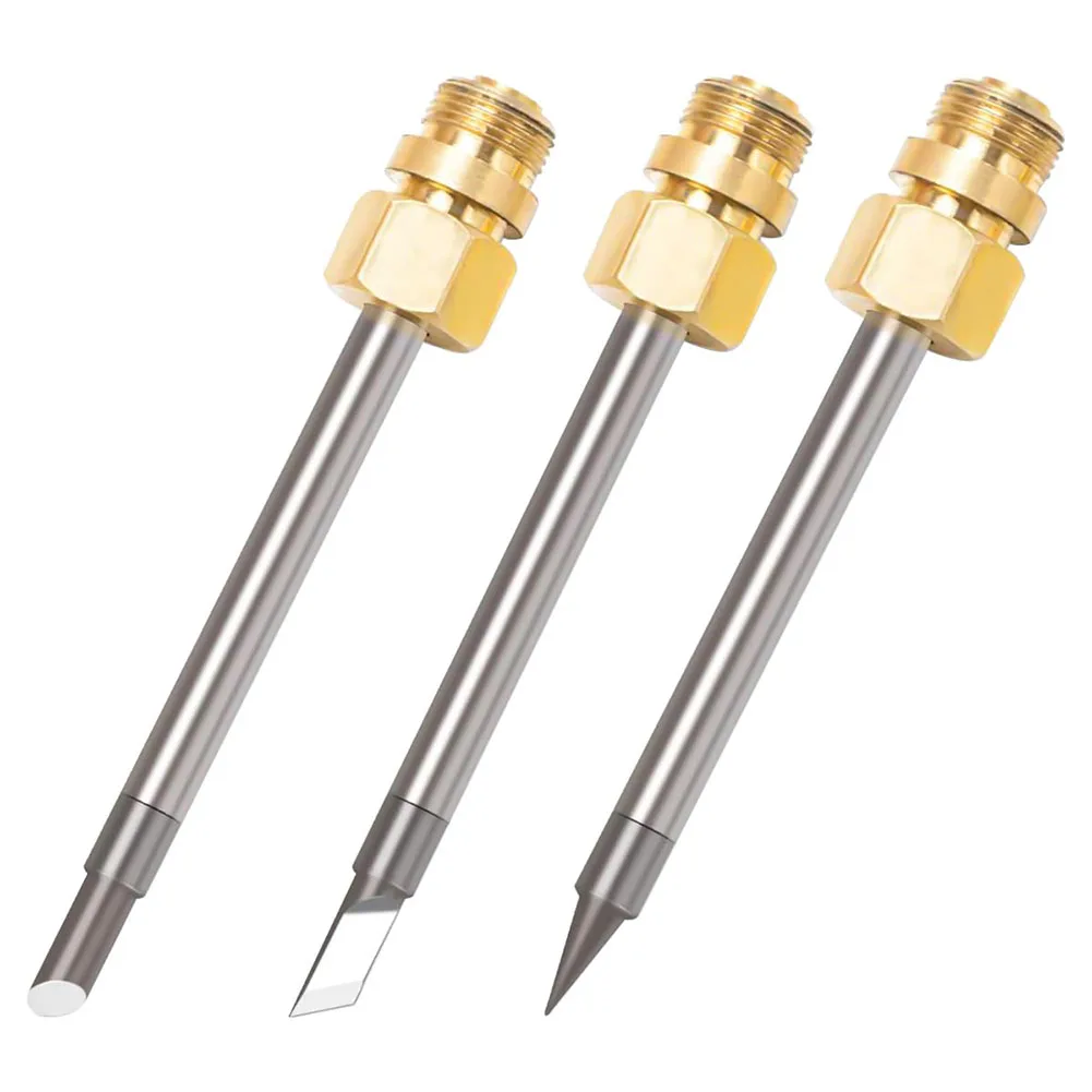 Simplify Your Repairs with Our Pack of Three USB Compatible Mini Electric solder tips featuring copper nickel plating