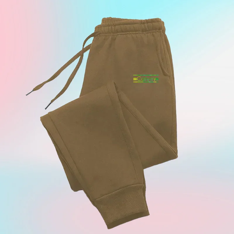 Pantalones deportivos para correr de otoño e invierno para hombre, pantalones de chándal holgados y neutros, nuevos, 2026