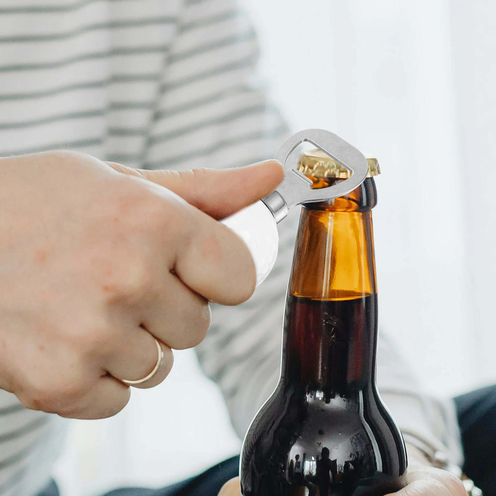 

Ball Beer Opener Premium Stainless Steel Multifunctional Handheld Lifter For Drinks Soda Birthday Party Favors Gifts