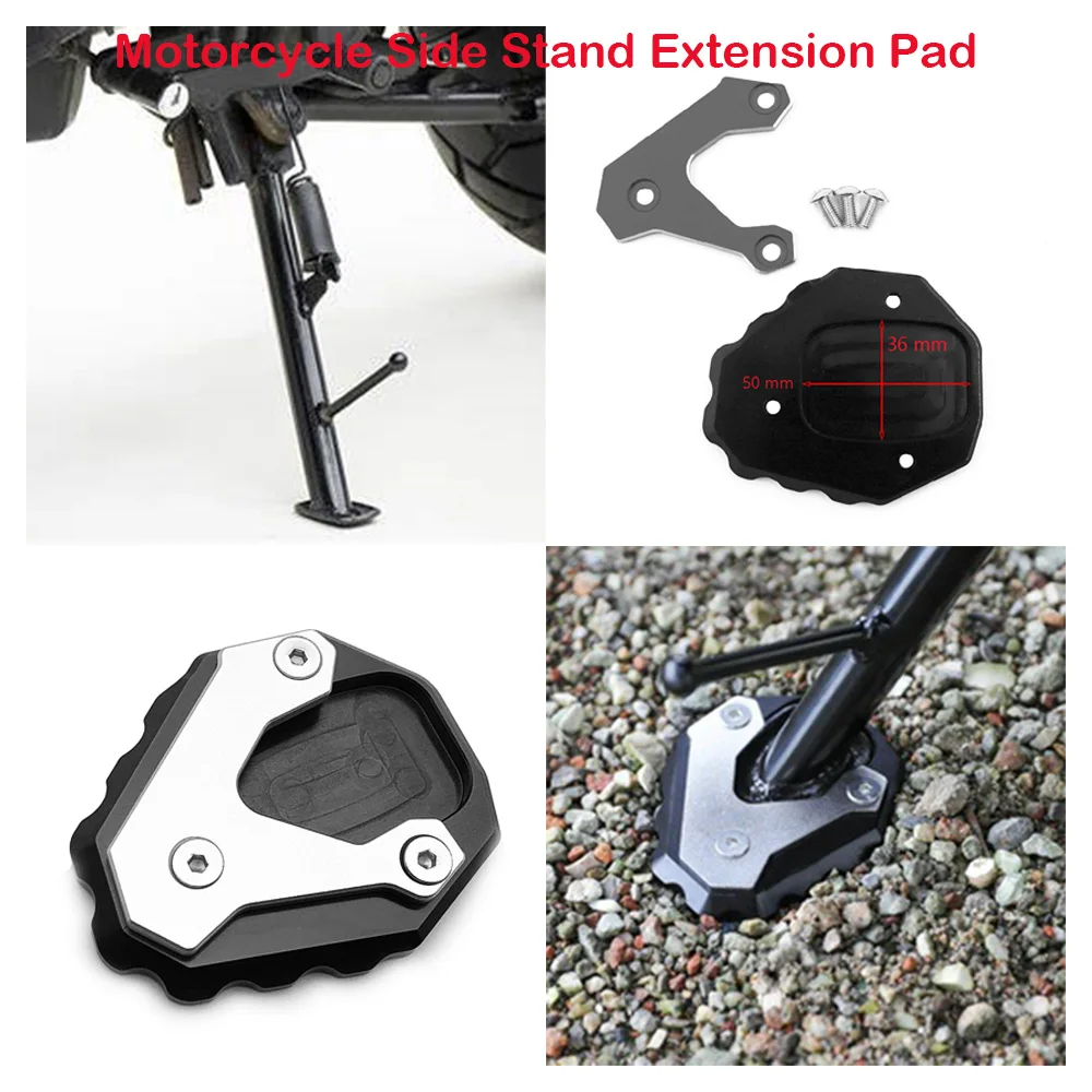 

Fits for Honda CB500 Hornet NX500 CB500X CB500F ABS 2013-2025 Motorcycle Side Stand Foot Base Extender Plate Support Extension