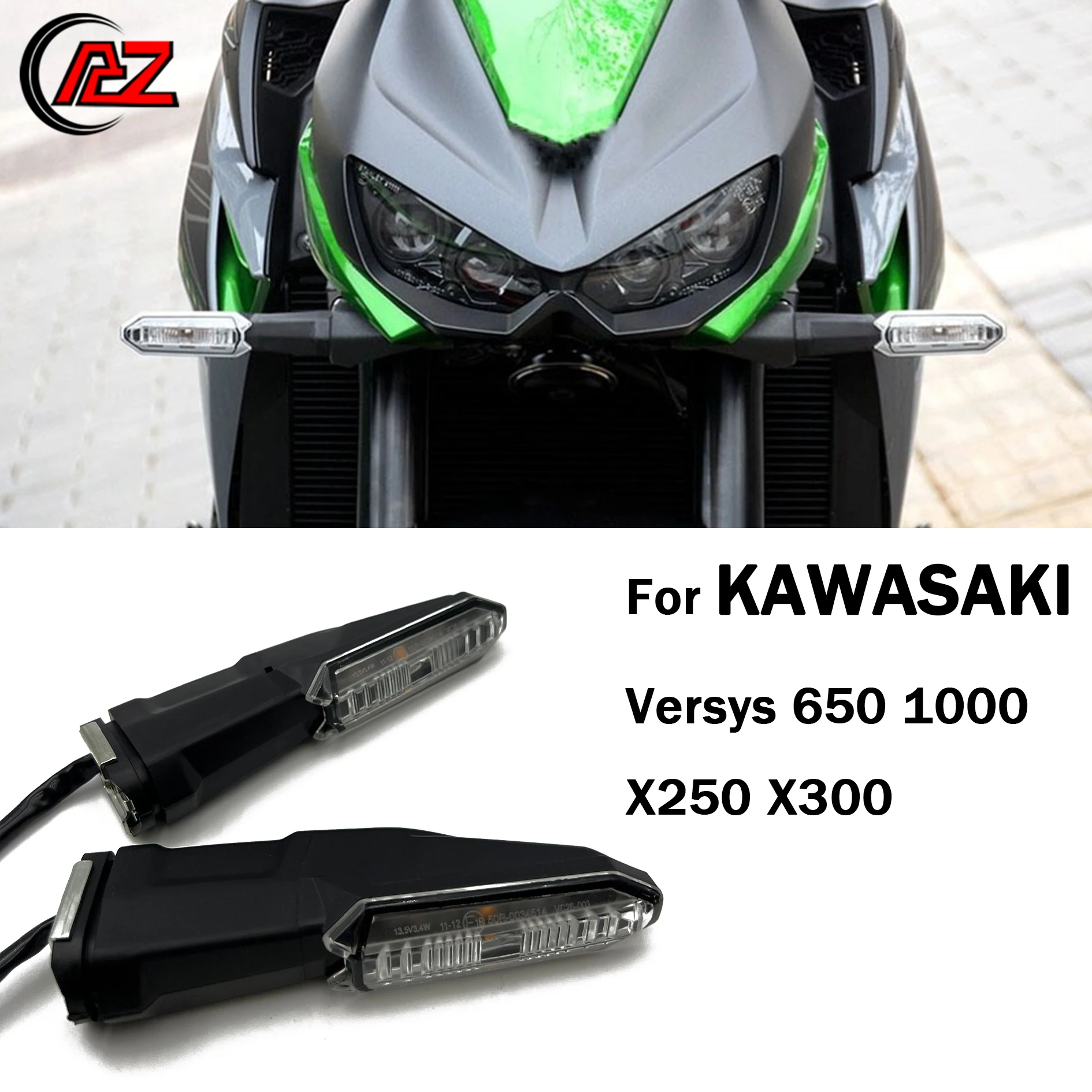 

For KAWASAKI X250 X300 2017-2020 Versys650 2015-2020 Versys1000 2012-2020 Motorcycle LED Signal Lamp Turn Signal Indicator Light