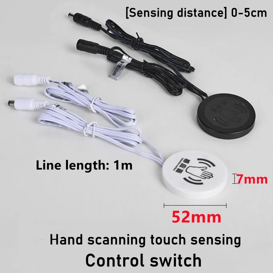 Sweep Dimmer Sensor Penetrating Switch 12V Wood Panel Touch Switch LED Dimmable Touch Sensing Hidden for Wood Home lighting