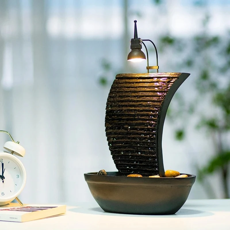 

Living room desktop small circulating water feature ornament