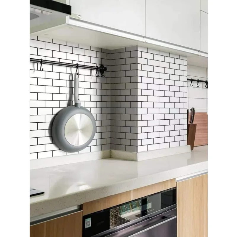 50cm Width Marble Self Adhesive Wallpaper Foil Wall Stickers Waterproof Contact Paper for Kitchen Decorative Film Home Decor