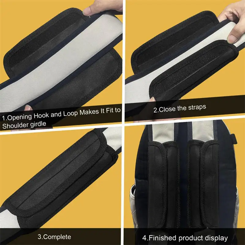 

Universal Shoulder Pad Decompression Backpack Decompression Shoulder Strap Suitable For Laptop Bag Guitar Safety Belt Camera