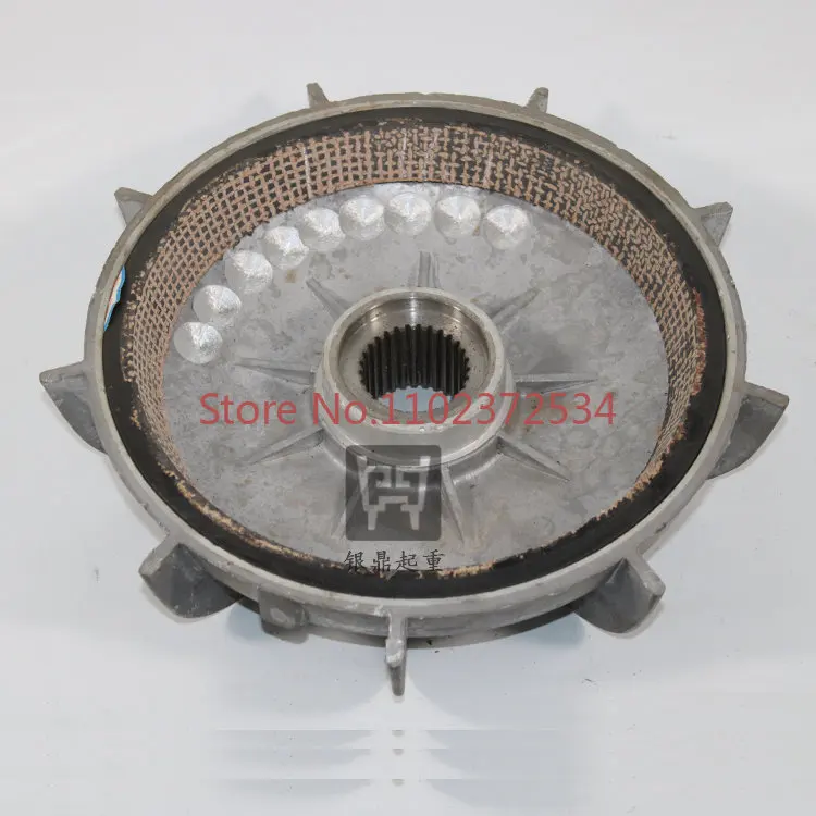 ZD141-4 7.5KW Nanjing Special NTD Cone Motor Brake Blade Brake Wheel 5T Electric Hoist Brake Disc