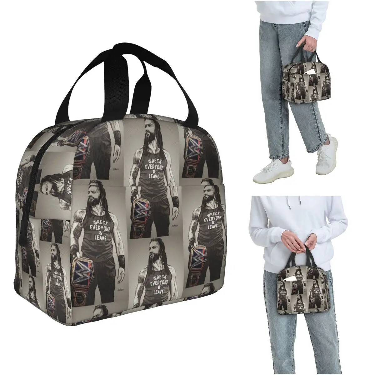 

Изолированная сумка для обеда с римскими перевездиями для детей, школьный холодильник, термокоробка для еды, портативная сумка для обеда, контейнер