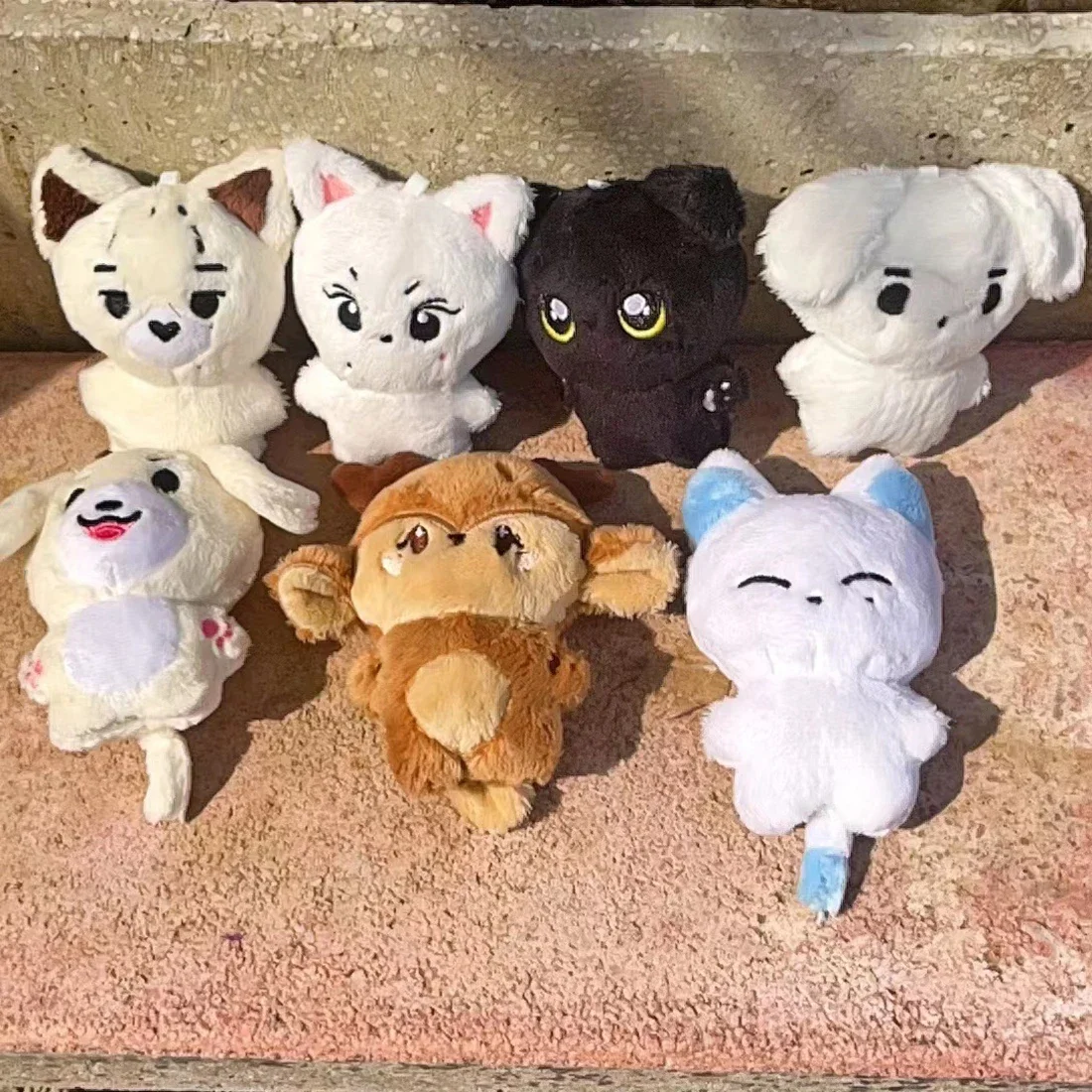 Kpop  Plush JUNGWON HEESEUNG JAY JAKE SUNGHOON Stuffed Toys Keyring Kawaii Cartoon Pendant Accessories Bag Fans Gift