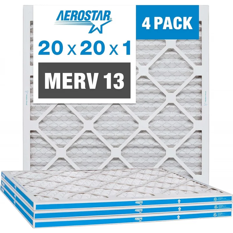 20x20x1 Merv 13 pleated air, ac furnace air, 4 & bounty quick-size paper towels, white, 16 family rolls = 40