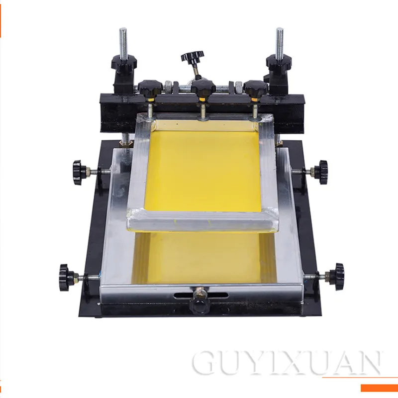 Small Manual Silk Screen Station SMT Manual Stamping Station Solder Paste Screen Printing Machine Screen Printing Machine