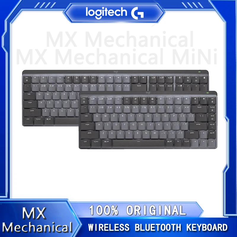 Logitech MX механическая мини Беспроводная игровая клавиатура офисная игровая клавиатура для Windows IOS Android офисная игровая клавиатура