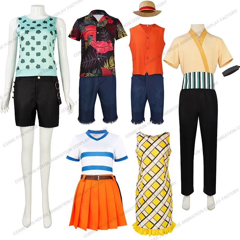 

Full Series Luffy Cosplay Real-life Nami Cosplay Real-life Zoro Cosplay Outfit