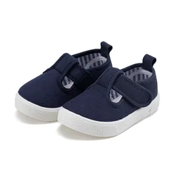 Toddler sneakers spring children canvas shoes girls baby boys sport trainer white tenis barefoot gym shoes child strap plimsolls