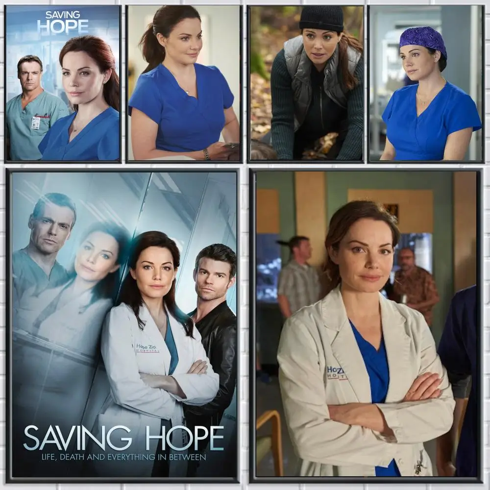 tv series S-Saving Hope-E Poster Peel and Stick Wall Art for Cafe Office Bar and Home Decoration