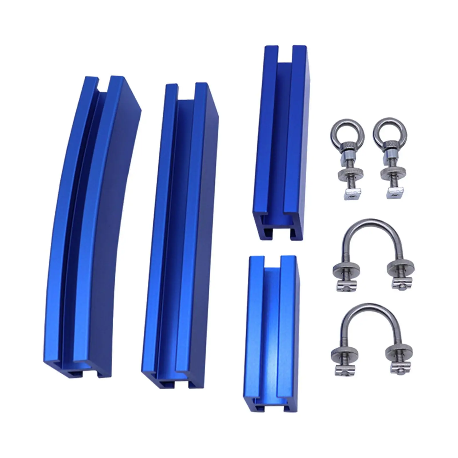 4Pcs Generic Aluminum Alloy Grooves Truck Motorcycles Car Dent Puller Kit