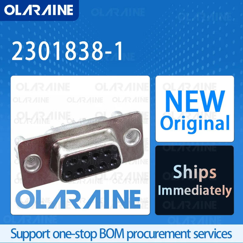 

5/10/50Pcs 2301838-1 100% brand new and original IC chip D-Sub standard connector 9 Position