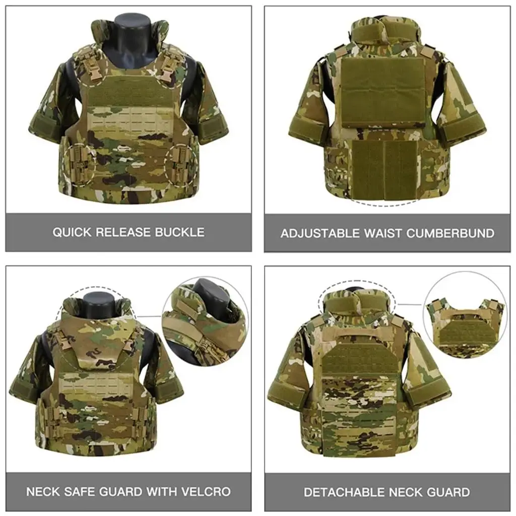 6b45 Modular Vest Suit Replica Zestaw kamizelki taktycznej Full Protection Body Armor Plate Carrier z pakietem akcesoriów Wyjmowana kamizelka