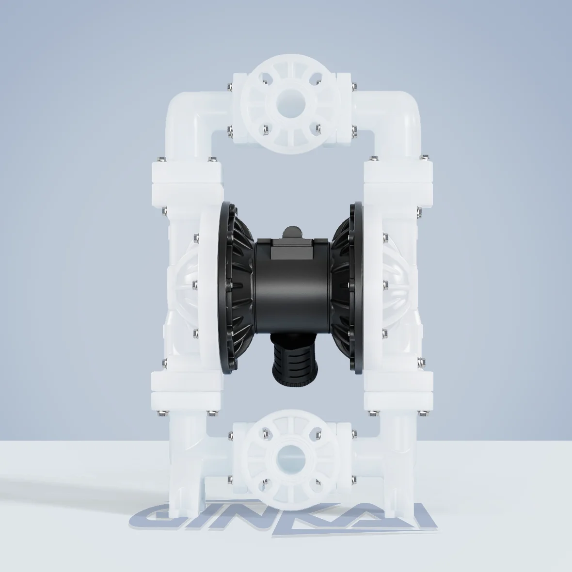 

Direct Sales 1 1/2 Inch PP Pneumatic Diaphragm Pump With PTFE Diaphragm Plastic Pump Water Pressure Pump