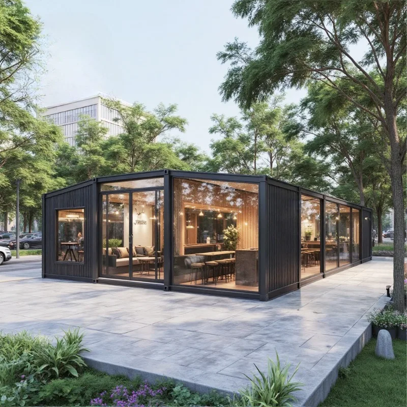 Mobile Container House Expandable Tiny House 20ft 40ft Prefab Luxury Villa Waterproof Prefabricated Portable Container House
