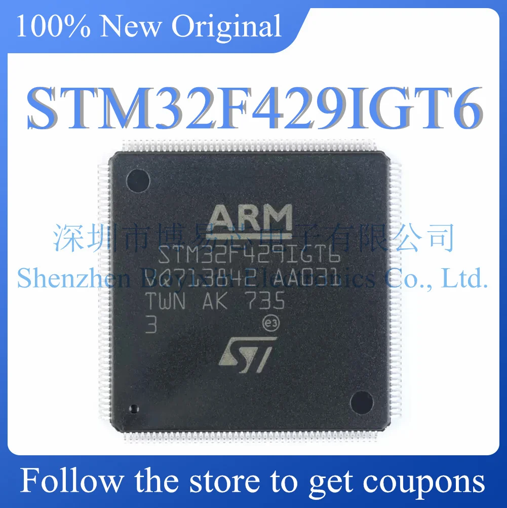 

NEW STM32F429IGT6.Original Product.LQFP-176