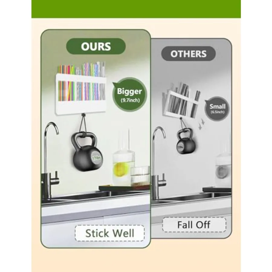 حامل القش لباب الخزانة 2025 رف منظم لاصق مع فواصل قابلة للإزالة لخزانة طاولة المطبخ قابلة لإعادة الاستخدام Stora