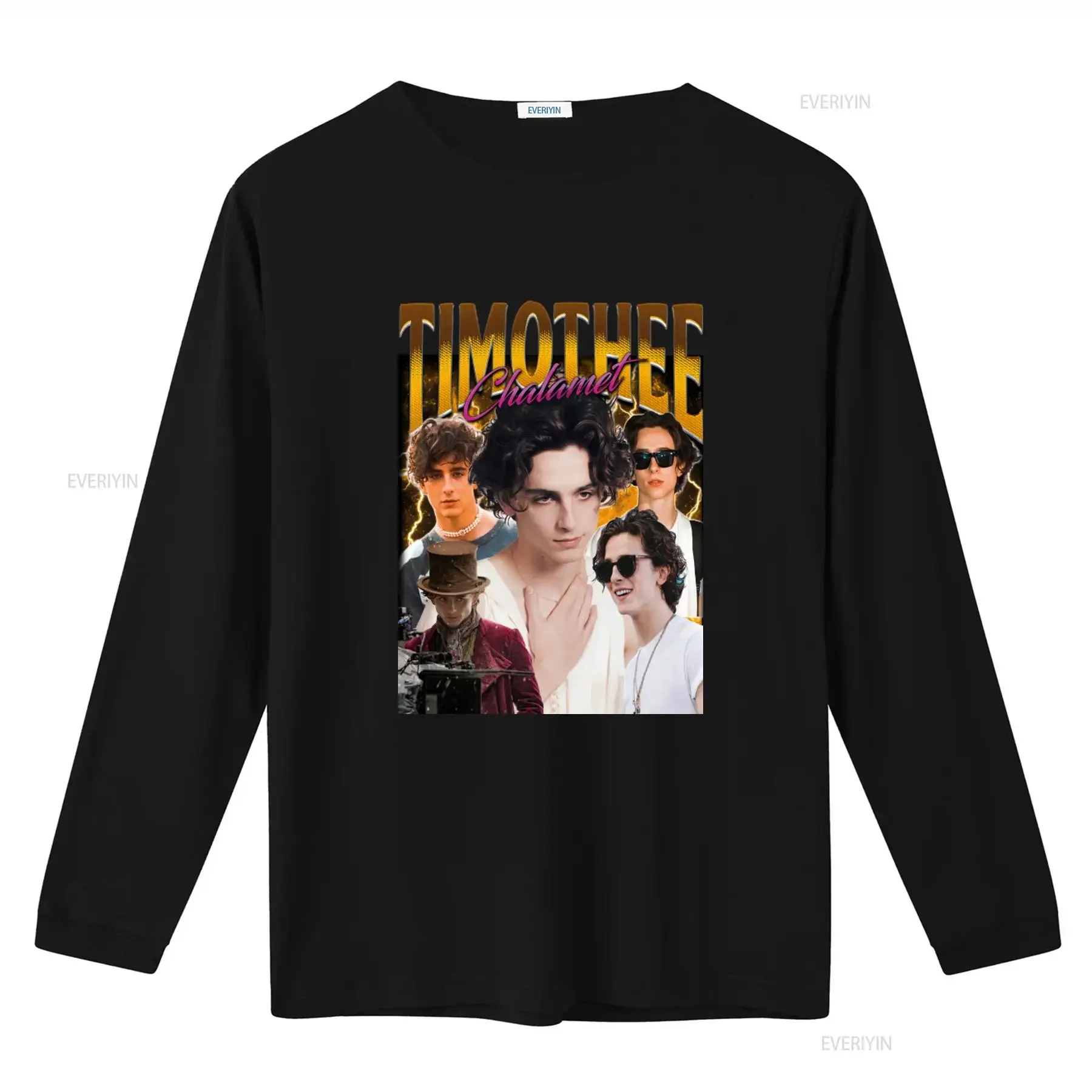 Timothee Chalamet Retro Comfort Color T Shirt Tribute Celebrity Bootleg SweaT vintage Washed designer clothes Breathable Unisex