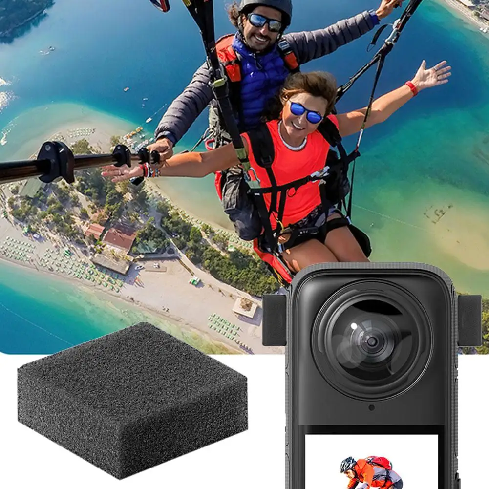 Mic Windmof Voor Insta 360X4 Verwijderbare Strakke Pasvorm Winddicht Schuim Geluidsreducerend Voor Insta 360X3/X2 Camera Audio-Accessoires O8n2