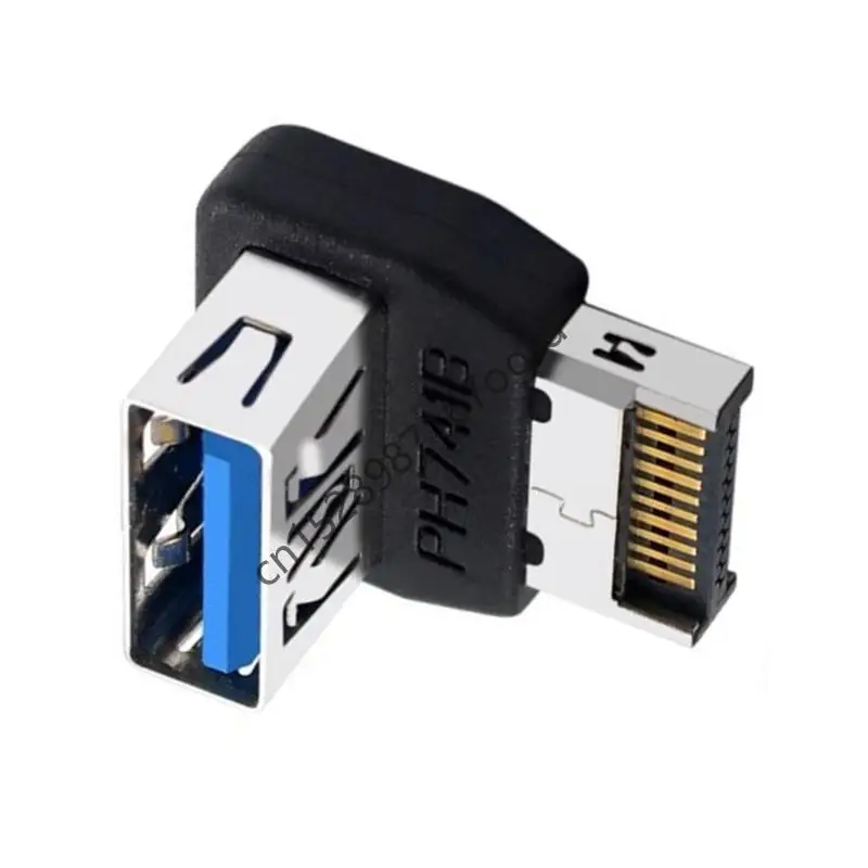 USB3.1 Type E -connector 90 graden Hanged elleboogomzetterkabel Splitter 634A