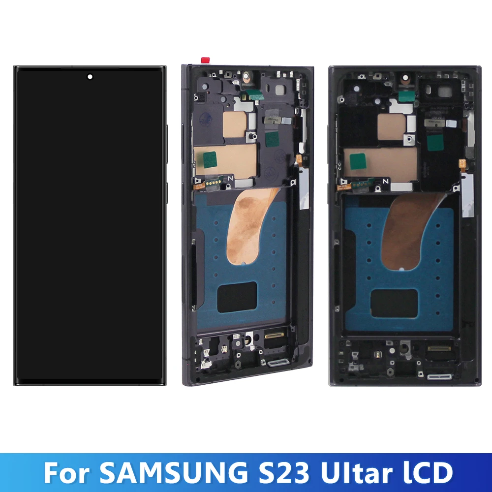 NEW OLED display s23 ultra screen replacement, For Samsung Galaxy S23 Ultra 5G S918B S918B/DS Lcd Display Touch Screen Digitizer