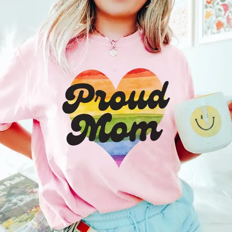 LGBTQ Pride Mom shirt gay ally lgbt mother queer trans lesbian