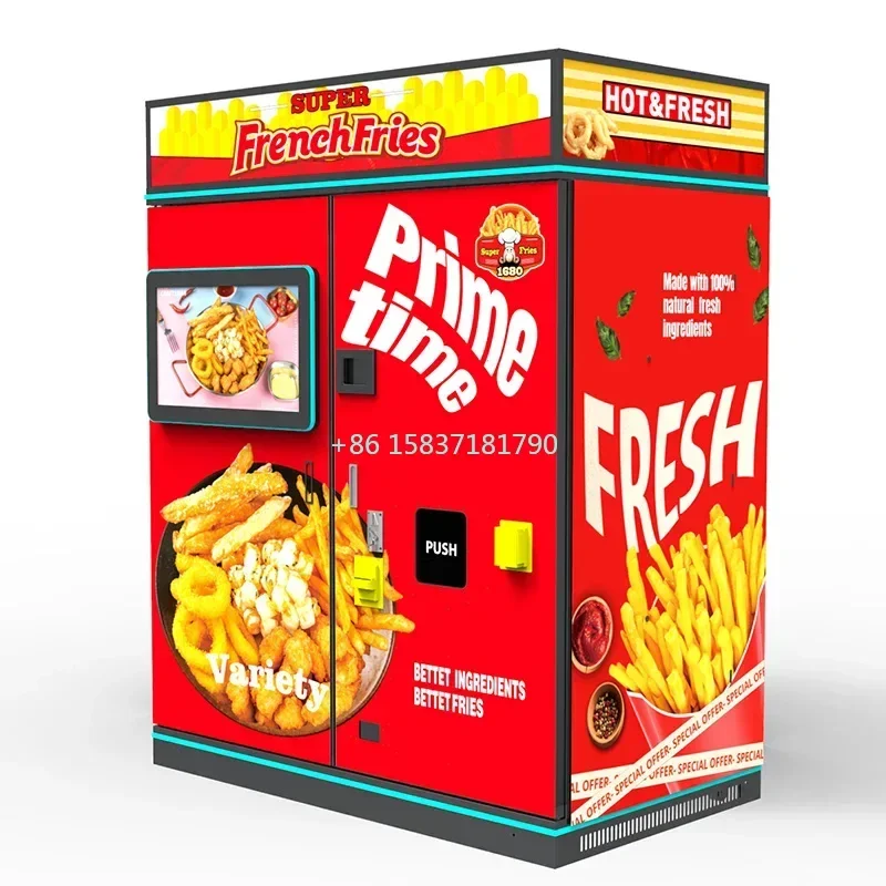 36 Seconds Fresh French Fries Vending Machine Popular French Fry Poutine Vending Machine Pringles Vending Machine for Italy