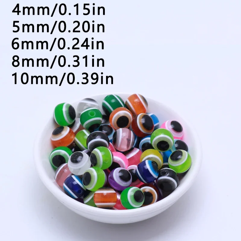 1000PCS Hard Fish Eye Fishing Beads - Colorful Space Beads for String Hook, DIY Lure Making & Fishing Tackle Accessories