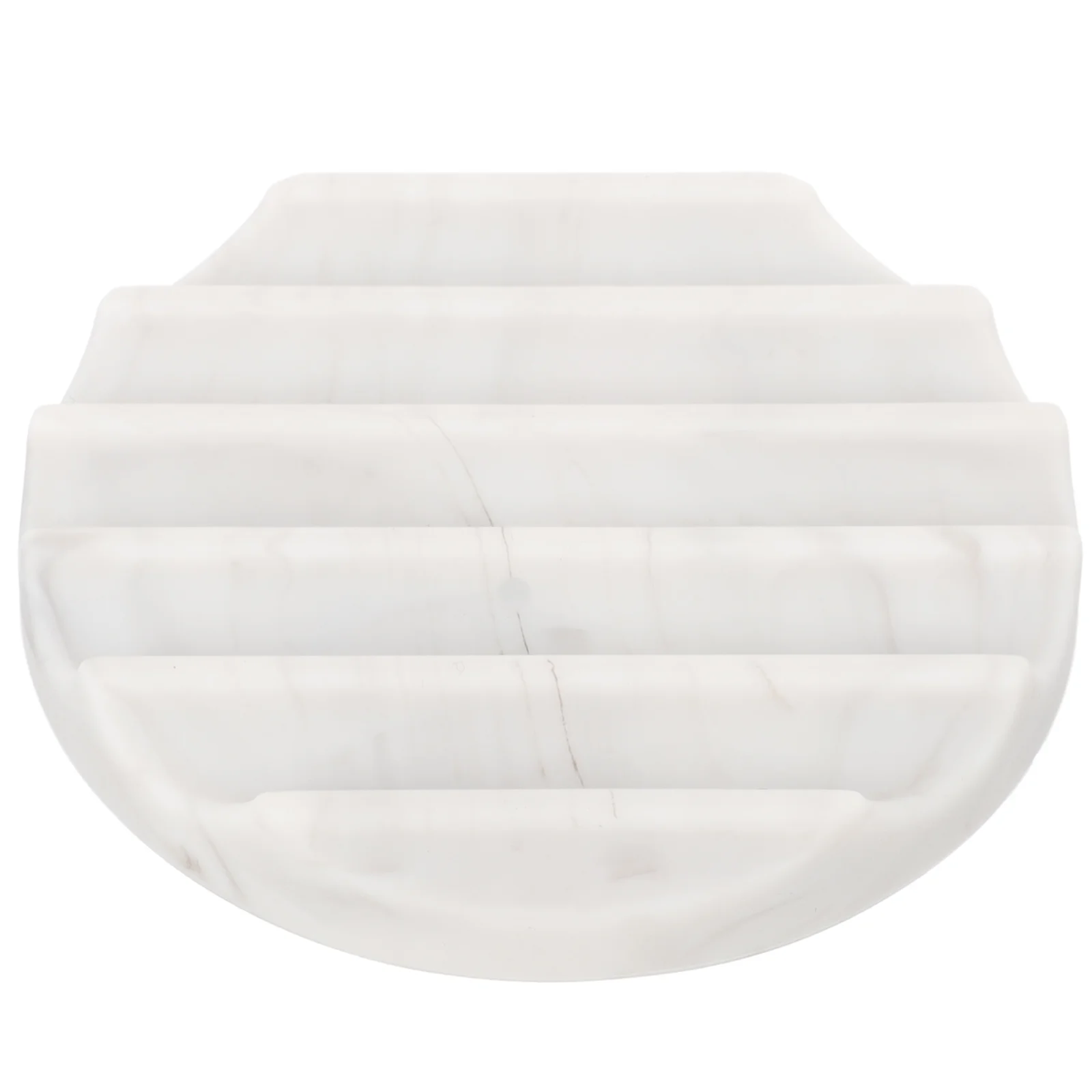 Marble Soap Dish Accessories for Bathroom Silicone Holder Tray Kitchen Asseriories Storage Round Silica Gel Bar Draining