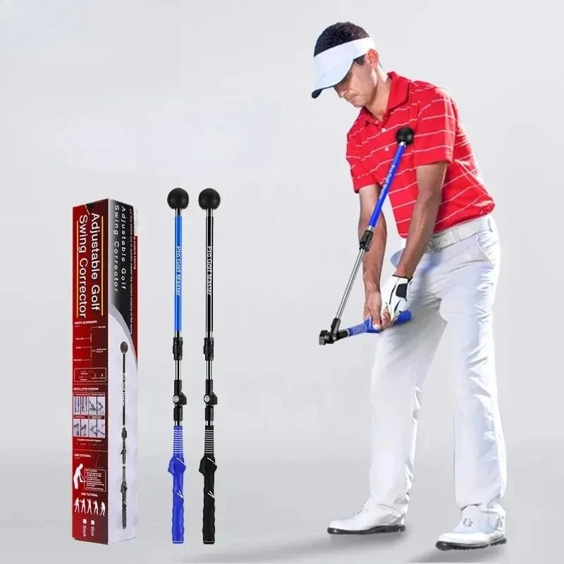 

Golf Swing Trainer Folding Correction Practitioner Adjustable Length Angle Beginner Available with Left Right Hands HGB023