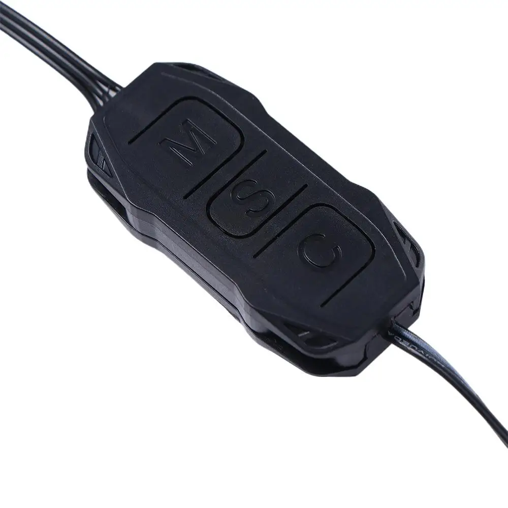 Fonte de alimentação 3 pinos para controlador síncrono sata botão manual rgb controlador cabo hub adaptador mini controle controlador cabo