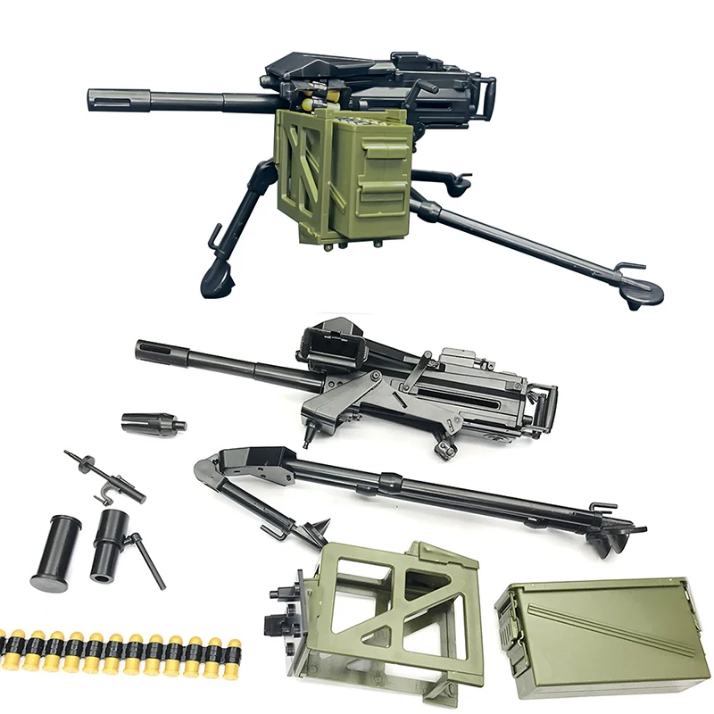 1/6 Scale US Army MK19 Launcher M2 Machine Gun M134 Minigun M16 M14 M82A1 Military Weapons Model Soldier SWAT Action FigureToy