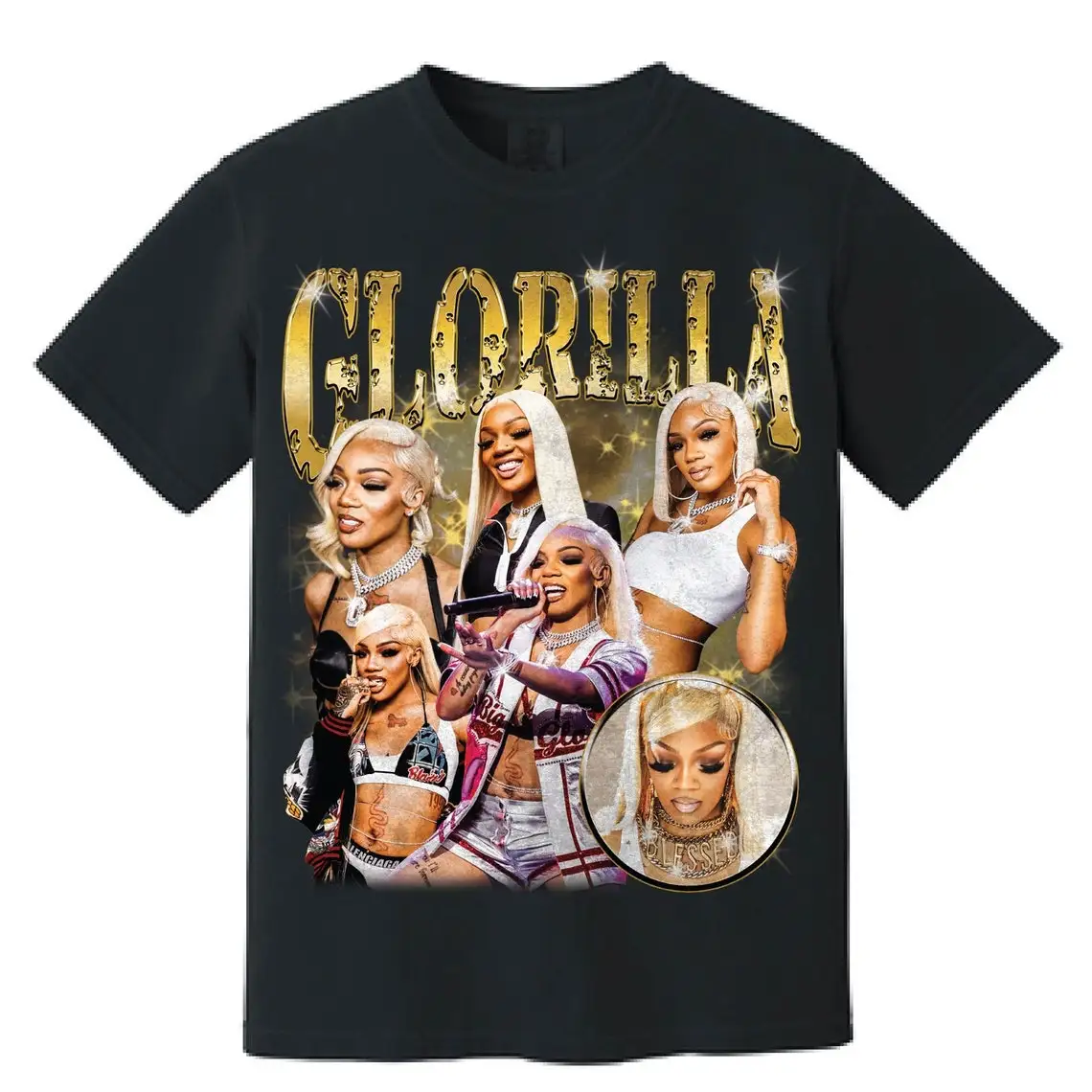 Glorilla 90's style vintage bootleg t-shirt