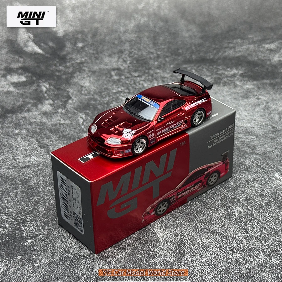 MINIGT diecast model 1:64 #1132 Toyota Supra A80 sports car metal material car model static ornament collection