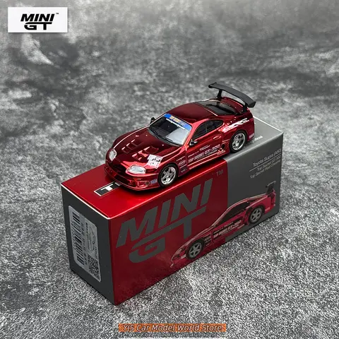 MINIGT diecast model 1:64 #1132 Toyota Supra A80 sports car metal