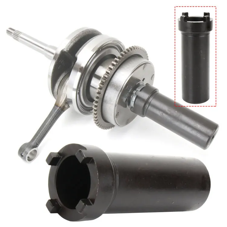 Motorcycle 4-Claw Clutch Nut Socket For GY6 CG125 JH70  Anti Slip Teeth Precision Fit Easy Removal Direct