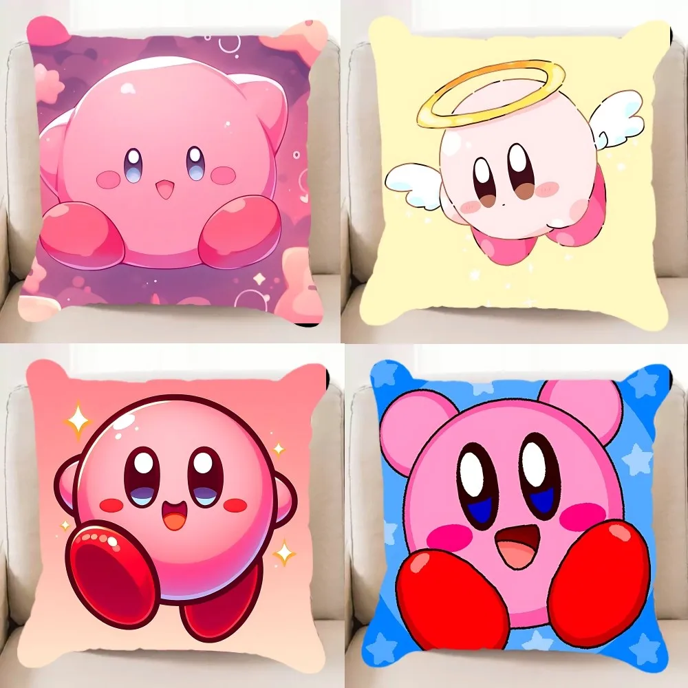 Cute K-kirby Pillow Case Elegant Couple Home Living Room Bedroom Decorative Rectangle Pillowcase Sofa Cushion Cover