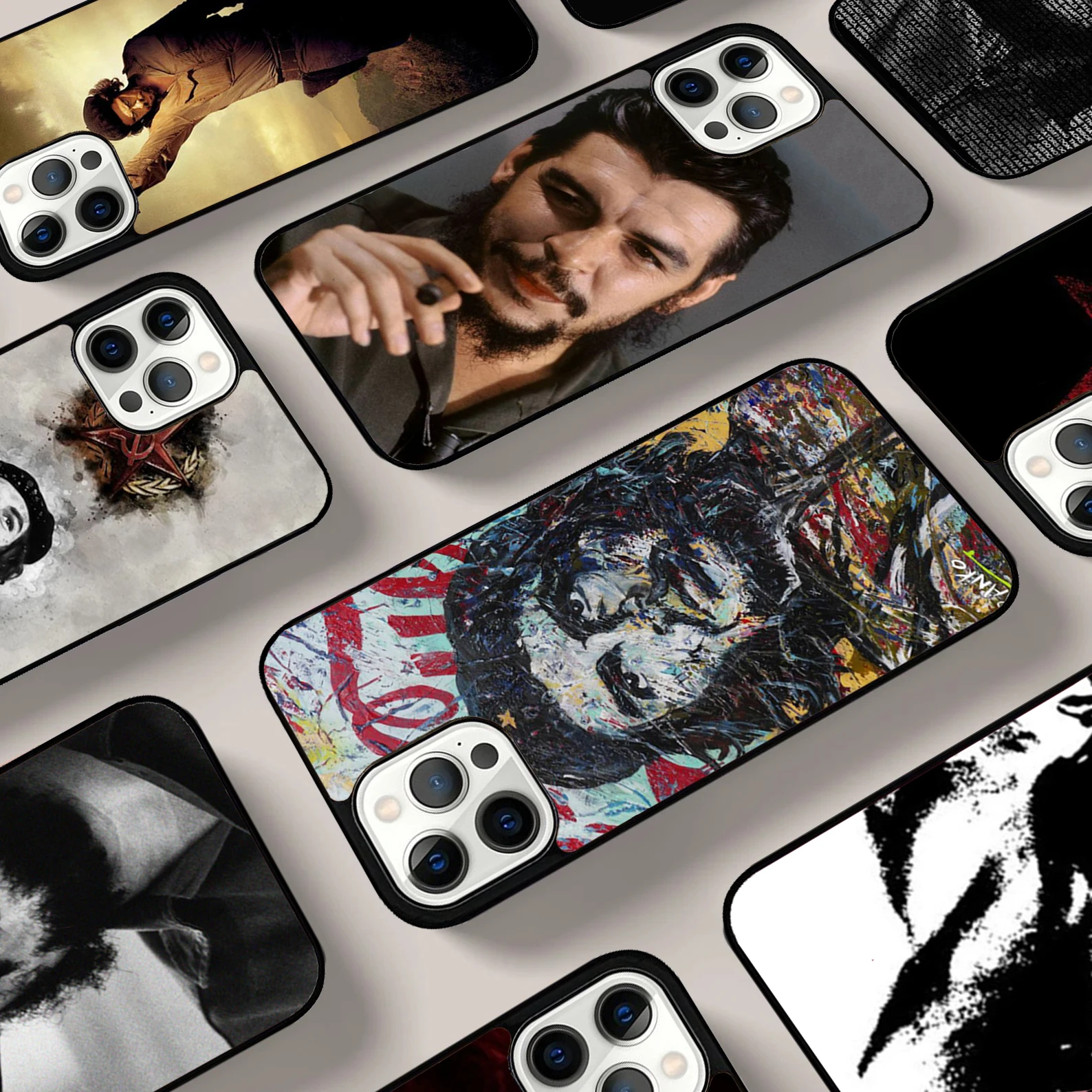 

Che Guevara Phone Case For iPhone 17 Air 16 15 14 13 12 11 Pro Max Max Plus Bumper Case Cover