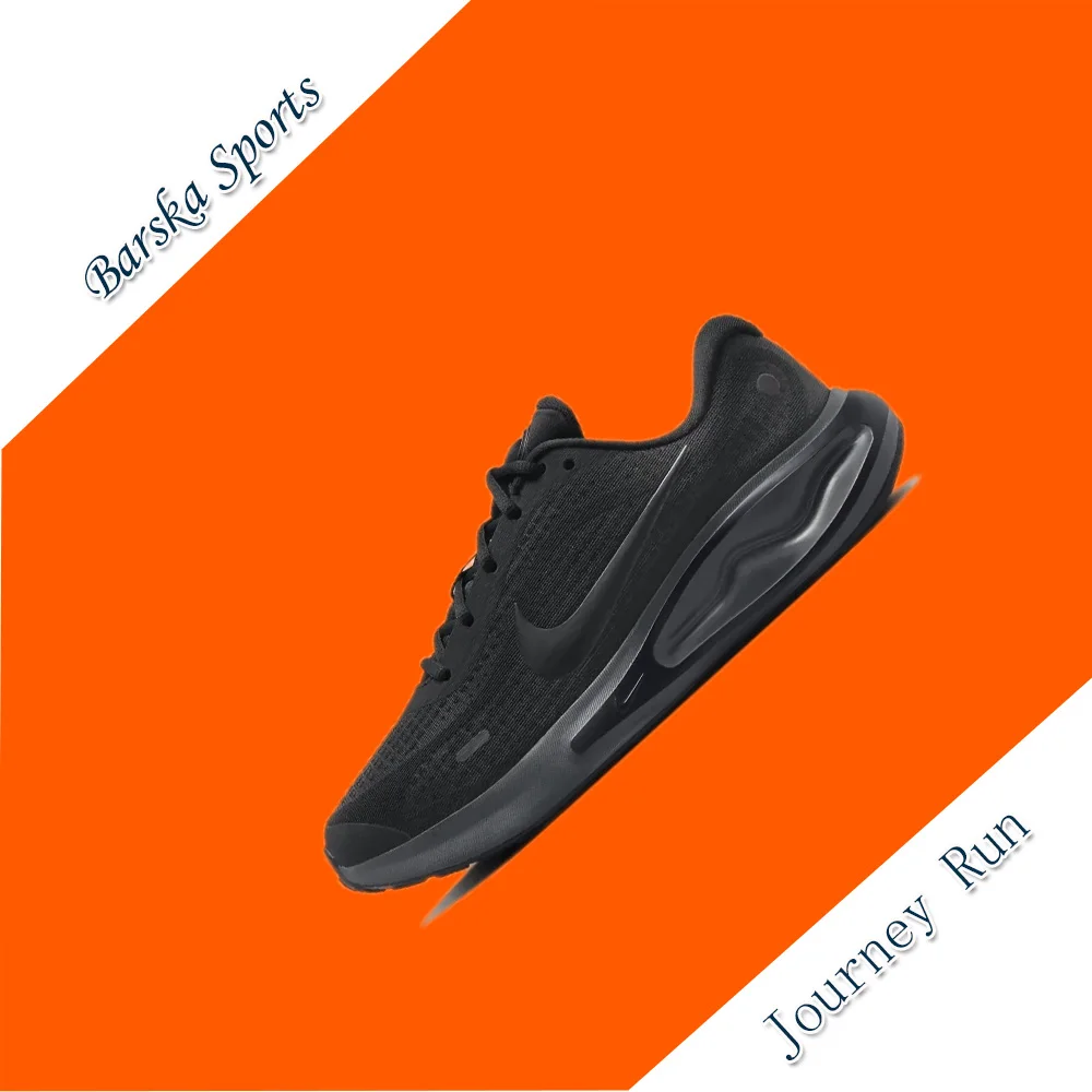 Nike New Listing Journey Run Men's and Women's Comfortable Low Top Running Shoes Cushioning Anti-slip Sneakers Black