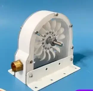 Turbina de agua Pelton alta eficiencia, rueda cubo impacto, generador agua bricolaje multiusos