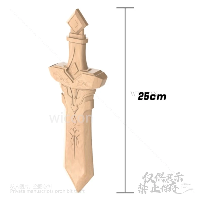 เกมความรักและ Deepspace Xavier Props Little ดาบไม้ Dark Erosion King's Sinking Crown อุปกรณ์เสริมของขวัญปาร์ตี้ฮาโลวีนผู้ใหญ่