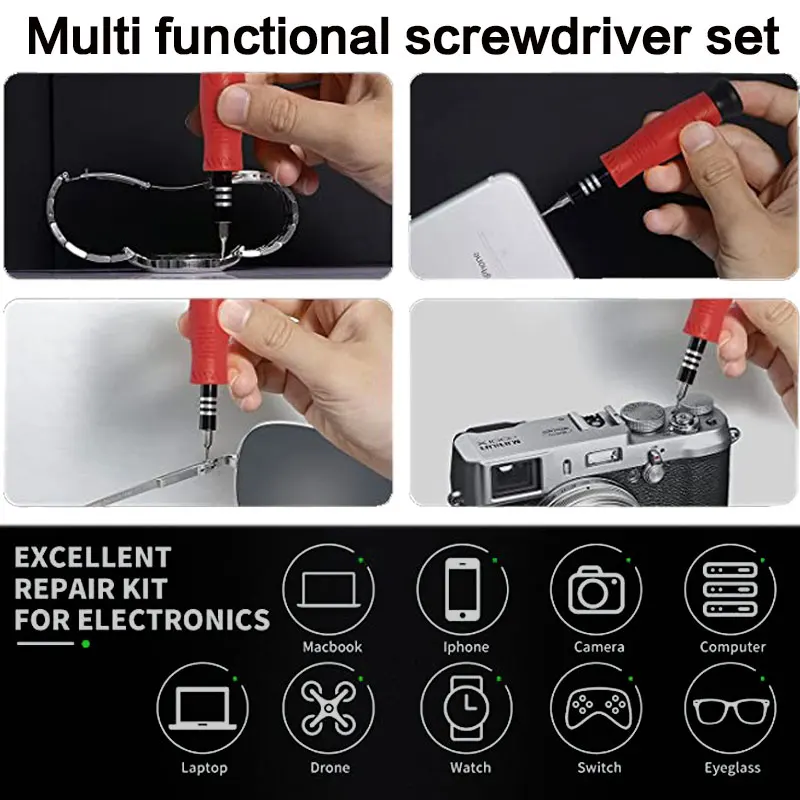 Precision Screwdriver Set Tool Kit Multifunctional Cell Phone Tool Multi-tool Screwdrivers for Phone Repair Tools Bit Hand