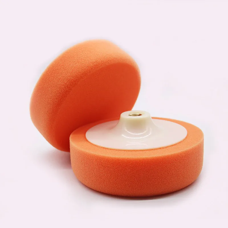 1pcs 5 inch waxing polishing sponge disc car polishing wheel sponge ball screw disc sealing glaze flat polyether wool ball